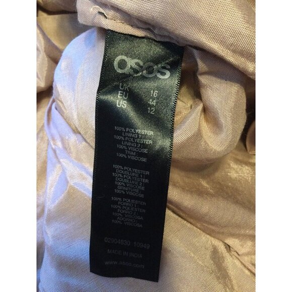 ASOS Embroidered Mesh Overlay Bustier Dress Black Whimsigoth Fairygrunge 12 - Picture 5 of 14